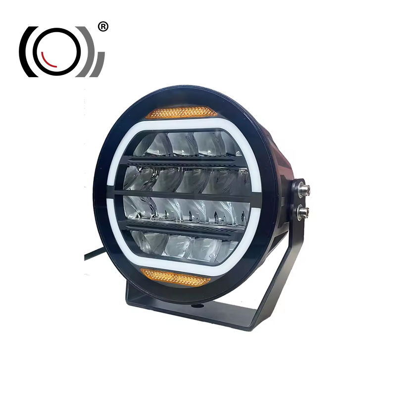 New 5/7/9INCH High Quality White Amber DRL Super Bright Spot Beam Car Accessories Truck Offroad 4x4Round Led Work Driving Light